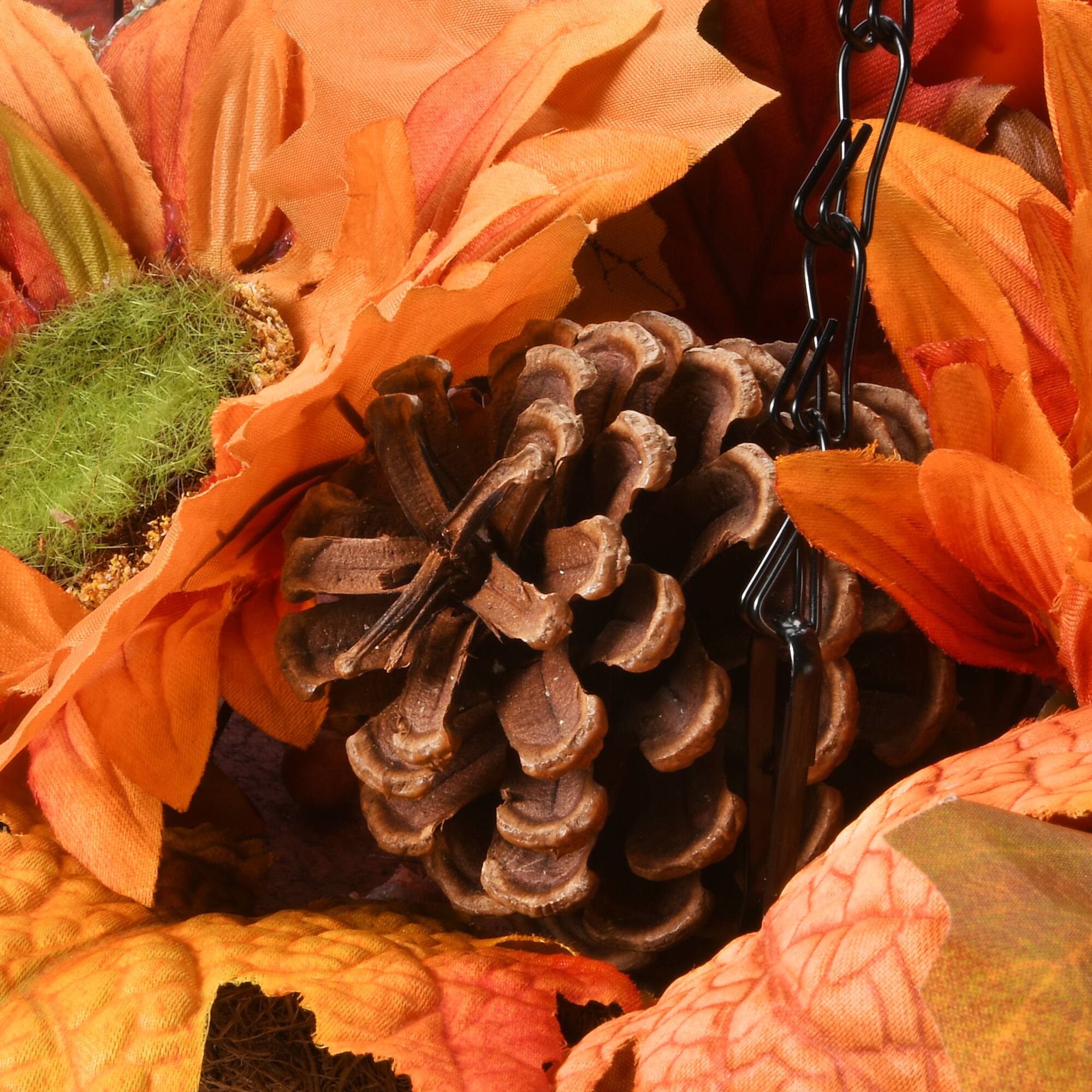 18" Harvest Sunflower Hanging Basket